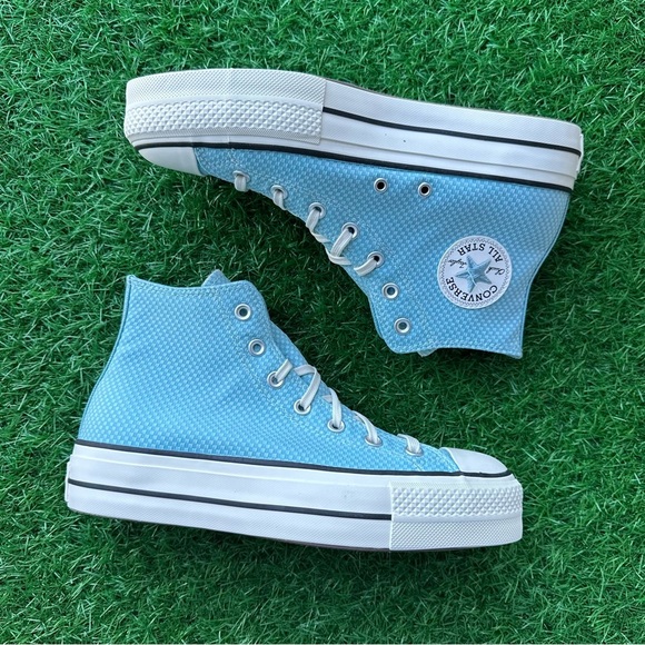 💝Converse Chuck Taylor All Star Ctas Lift Hi Infinity Pool - Picture 7 of 9